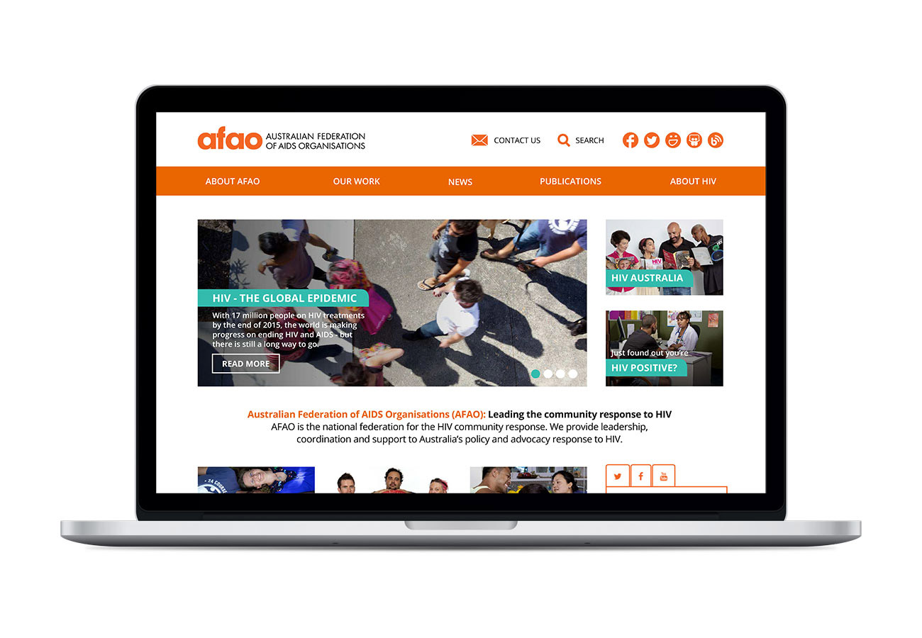 AFAO Visual Identity and Web Design