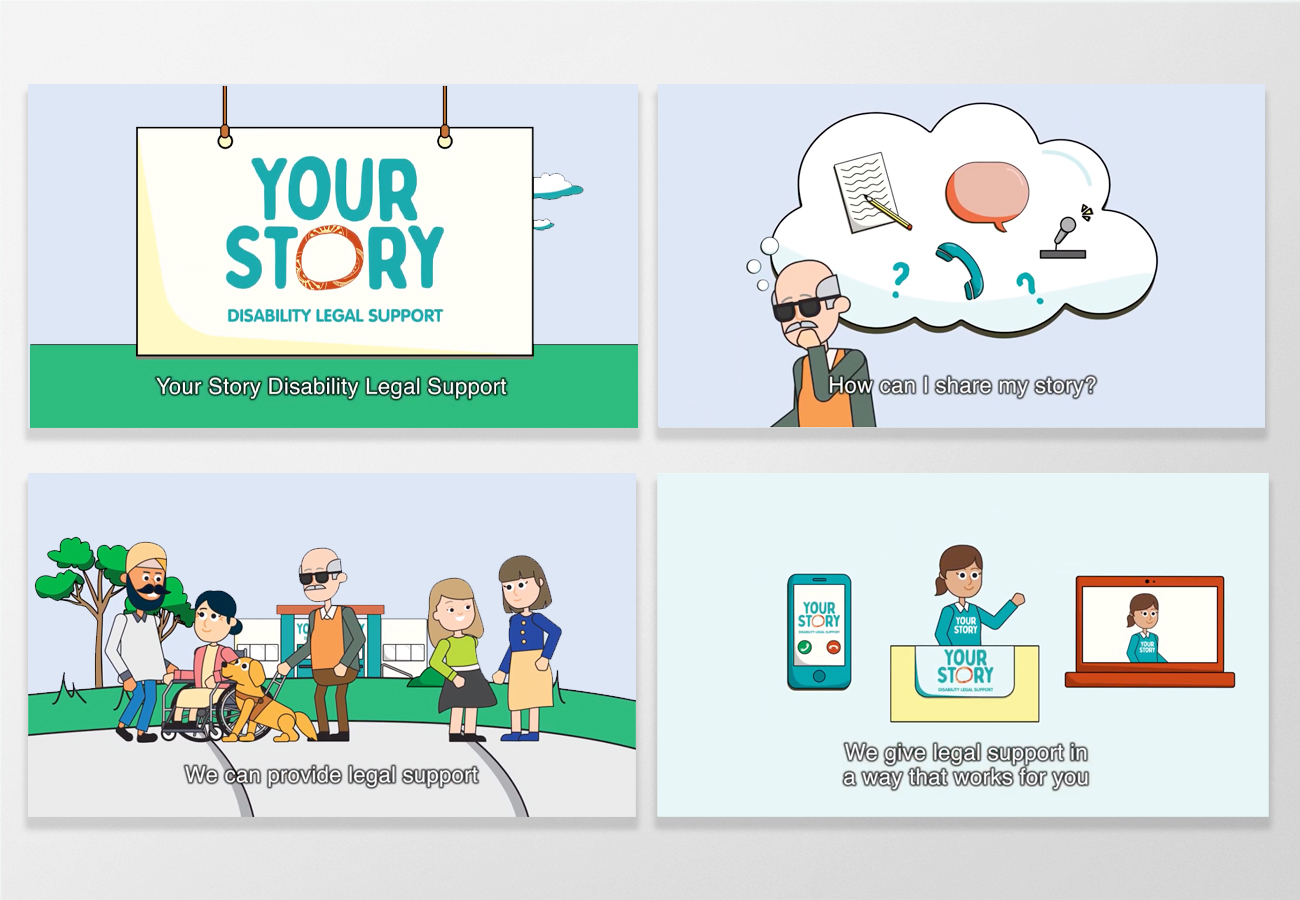 Your Story Disability Legal Support 60sec Animation